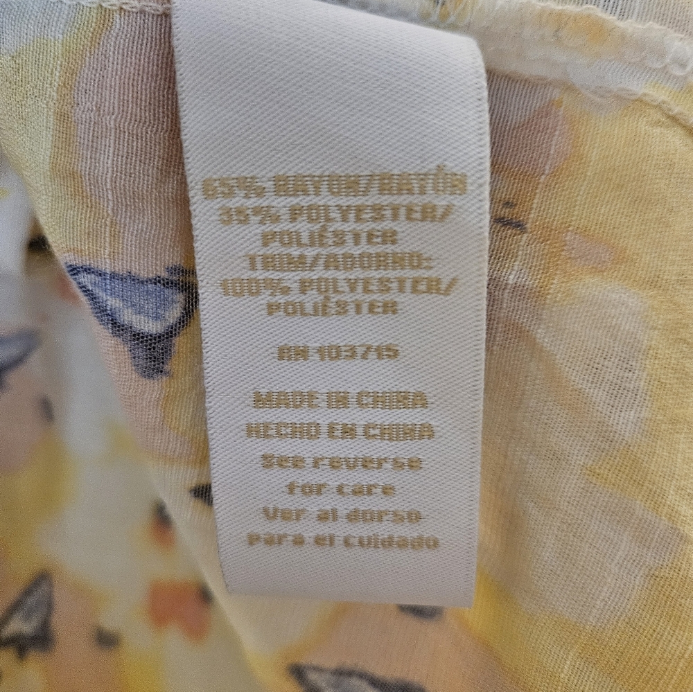 Hope & Harlow Multicolor Women's Size Large L Shirt Blouse - Picture 13 of 13